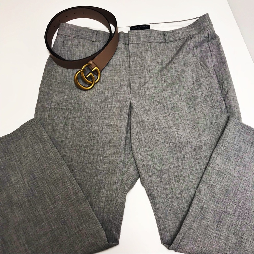 Banana Republic gray trousers